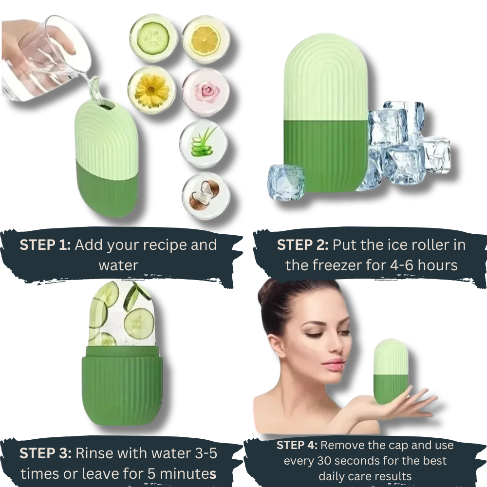 Facial Beauty Ice Grid – Refresh, Soothe & Lift Your Skin Naturally! | Keftoshop™