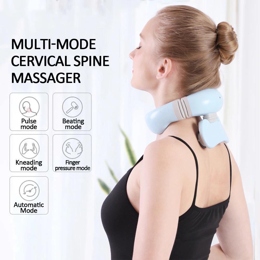 4D Intelligent Pulse Neck Massager – Advanced Pain Relief & Relaxation| keftoshop™