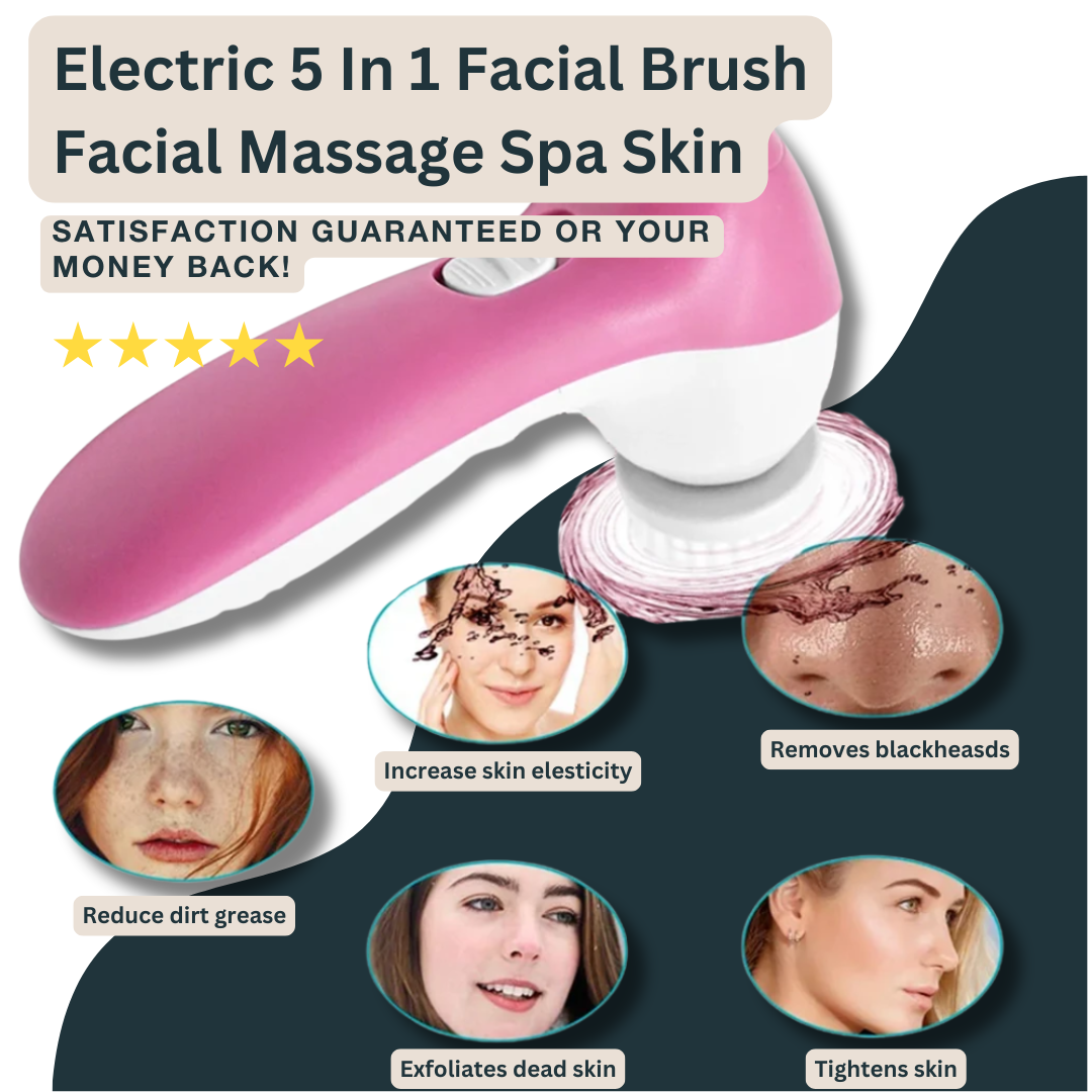 Electric Facial Cleansing Brush – Deep Cleanse & Spa-Like Skin Care at Home | Keftoshop™