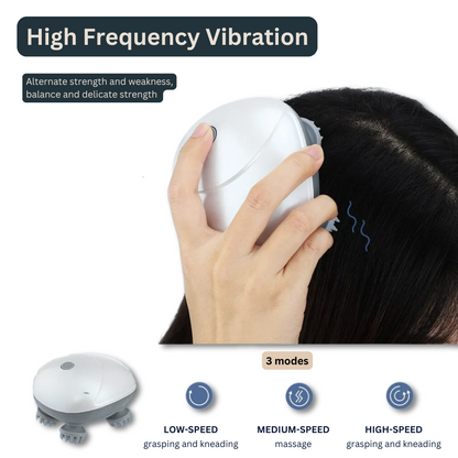 Electric Head & Scalp Massager – Relax, Rejuvenate & Boost Hair Growth | Keftoshop™