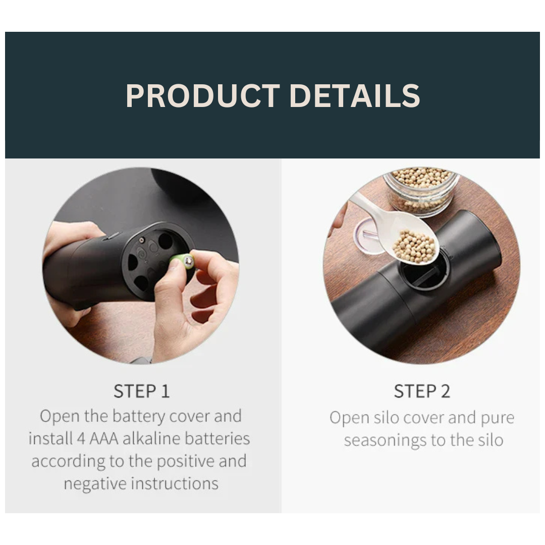 Electric Automatic Salt – Effortless Seasoning at Your Fingertips | Keftoshop™